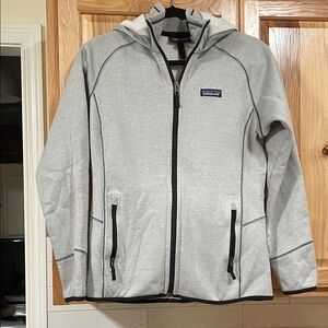 Patagonia Light Gray Full-Zip Jacket